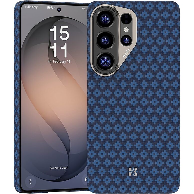 Dėklas Benks Magnetic Armor Air Armor Grid Kevlar“ Samsung Galaxy S26 Ultra