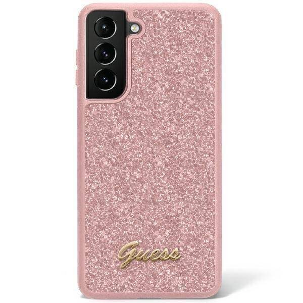 Dėklas SAMSUNG GALAXY S24 Guess Hardcase Glitter Script (GUHCS24SHGGSHP)