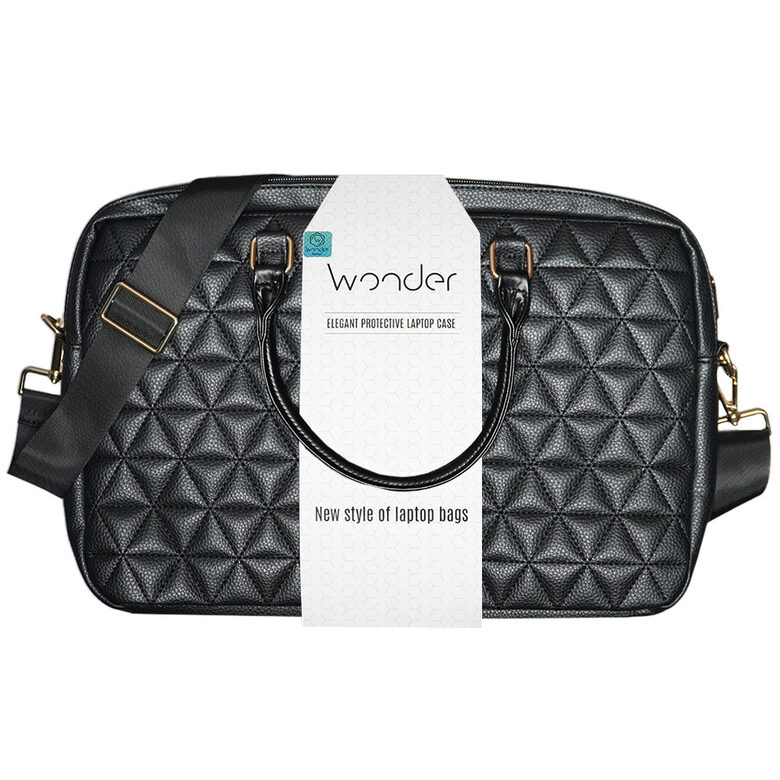 „Wonder“ nešiojamojo kompiuterio portfelis, 15–16 colių, piko, juodas