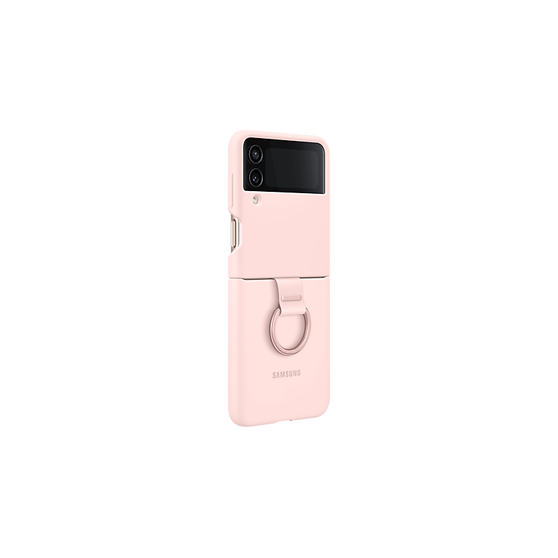 Originalus silikoninis dėklas su žiedu Samsung Galaxy Z Flip4 PAŽEISTA PAKUOTĖ