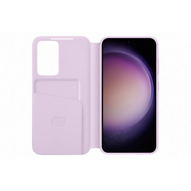 Originalus dėklas Samsung Galaxy S23 Smart View Wallet Case Lilac