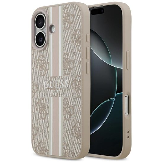 Dėklas Guess GUHMP16LP4RPSP iPhone 16 Pro rožinis
