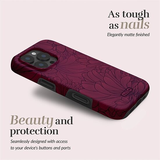 Dėklas MIO Berry Blooms Magsafe iPhone 16 Pro Max 