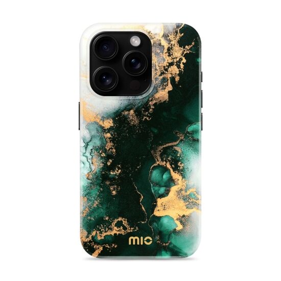 Dėklas MIO Green Marble Magsafe iPhone 17 Pro