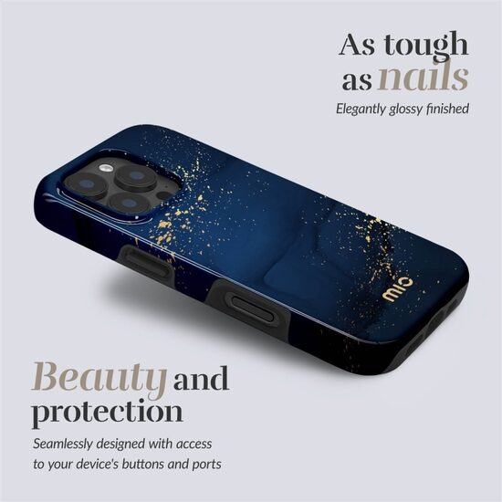 Dėklas MIO Midnight Sparkle Magsafe iPhone 16 Pro Max + MIO dirželis DOVANA