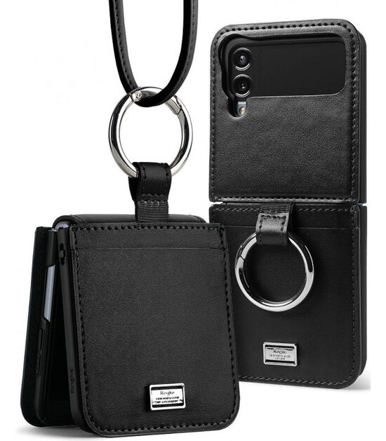 Dėklas SAMSUNG GALAXY Z FLIP 4 Ringke Signature Card Pocket juodas