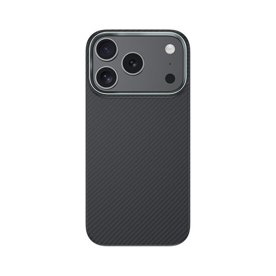 Nugarėlė iPhone 17 Pro Max Benks Magnetic Armor Air Kevlar Case Metal Frame 600D (0070) juoda