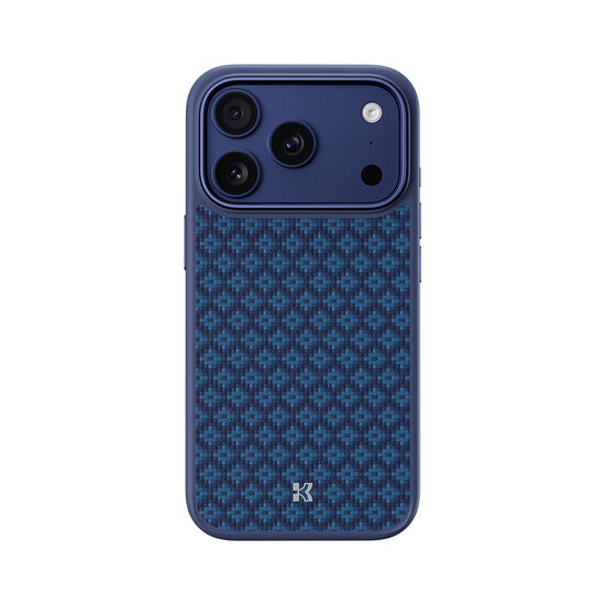 Nugarėlė iPhone 17 Pro Max Benks Magnetic Armor Pro Armor Grid Kevlar Case Metal Frame 600D (YB70) mėlyna