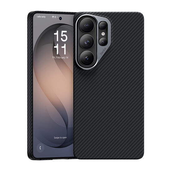 Nugarėlė Samsung Galaxy S26 Ultra Benks Magnetic Armor Air Kevlar Case Metal Frame 600D (J050) juoda