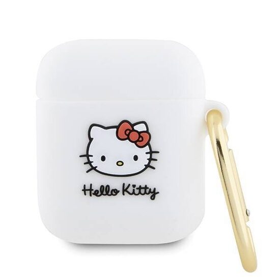 Originalus APPLE AIRPODS dėklas Hello Kitty Silicone 3D Kitty Head 