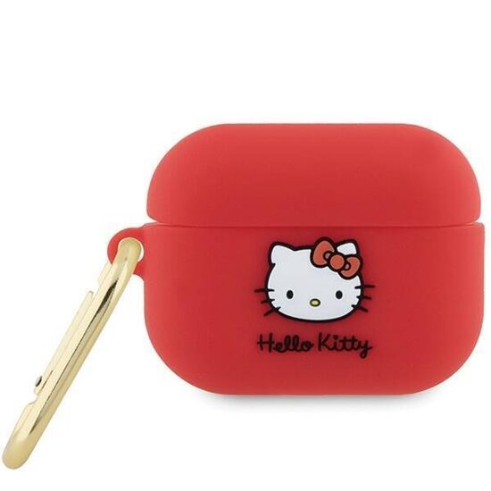 Originalus APPLE AIRPODS PRO 2 dėklas Hello Kitty Silicone 3D Kitty Head