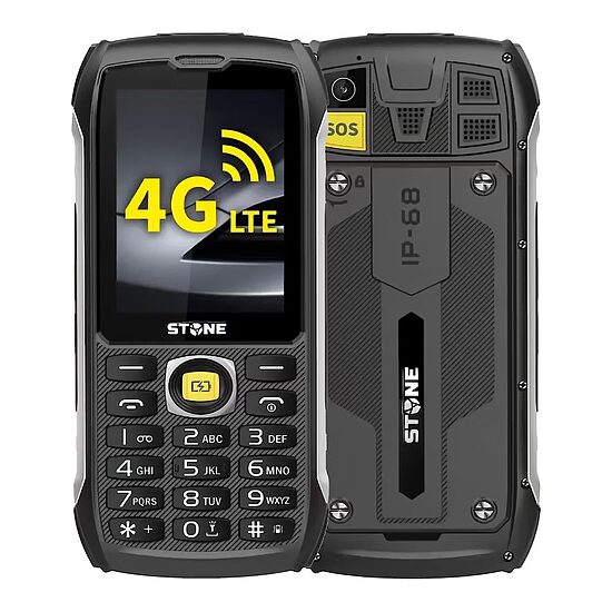 eSTAR Stone 4G, atsparus, juodas