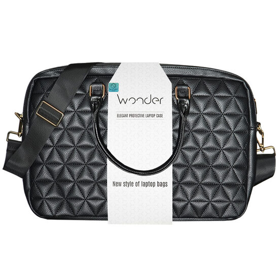„Wonder“ nešiojamojo kompiuterio portfelis, 15–16 colių, piko, juodas