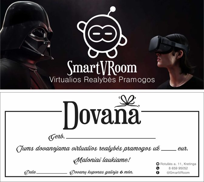 SmartVroom dovanų kuponas