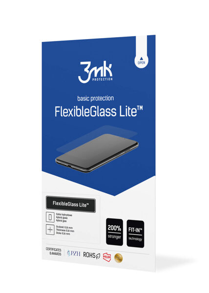 LCD apsauginė plėvelė 3MK Flexible Glass Lite Xiaomi Redmi Note 9 Pro