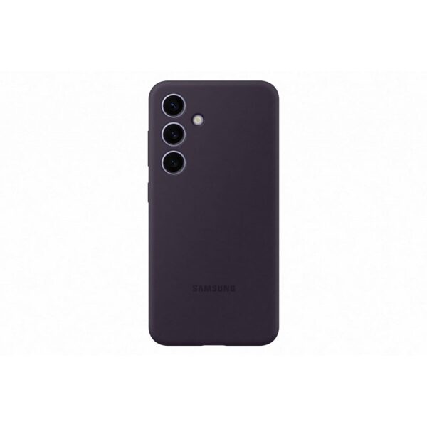 Originali nugarėlė Samsung Galaxy S24 Silicone Cover Tamsiai violetinė