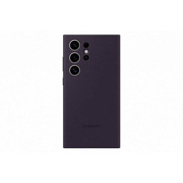 Originali nugarėlė Samsung Galaxy S24 Ultra Silicone Cover Tamsiai violetinė