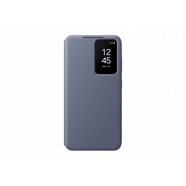 Originalus dėklas Samsung Galaxy S24 Smart View Wallet Case Violetinė