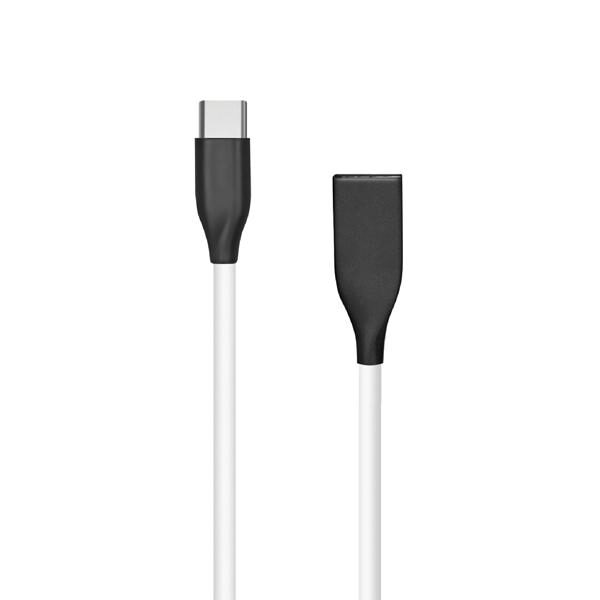 Silikoninis kabelis USB-USB Type C 
